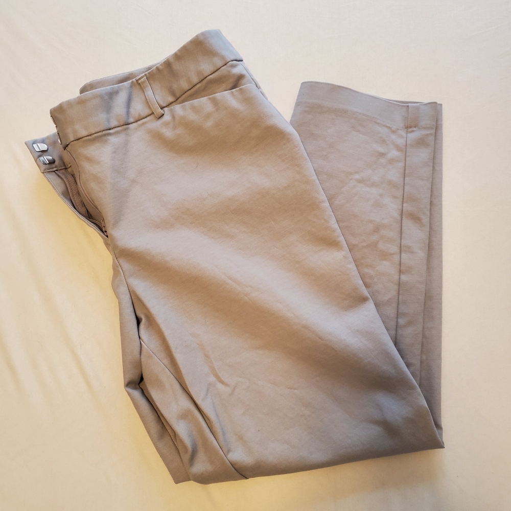 Liz Claiborne Gray Emma Classic Business Pants- 10